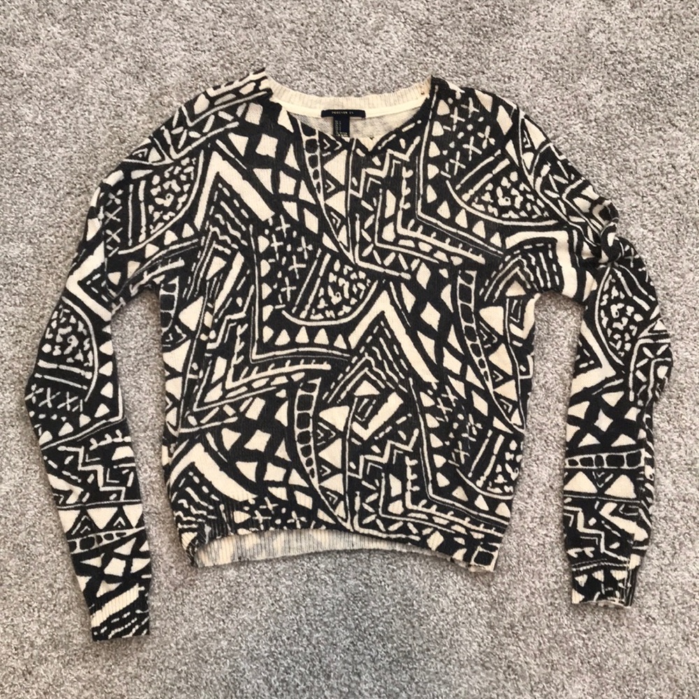 Forever 21 Geometric Sweater
